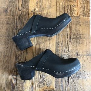 SANDGRENS Swedish clogs, Rare black base
